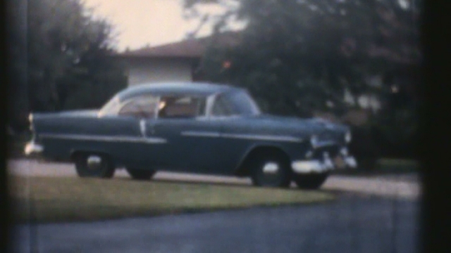 My first car, in my senior yr, blue car with blue smoke, dual exhaust, 265, automatic, oil bath air cleaner.  Dave Dougherty