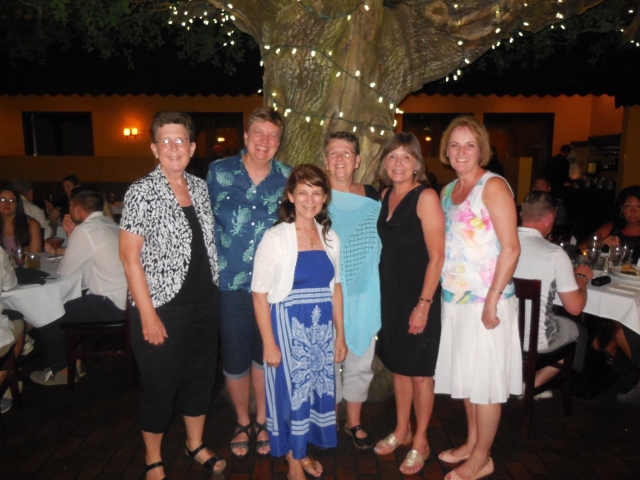 Friends Reunion in Panama Beach, FL, July 2015.  Carole Tupy, Diane Krall, Becky Schmidt, Linda Cox, Lynn Murphy, Karla Slayton.
